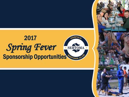 2017 Spring Fever Sponsorship Opportunities.