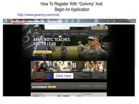 How To Register With “GoArmy” And