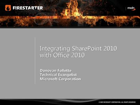 Integrating SharePoint 2010 with Office 2010