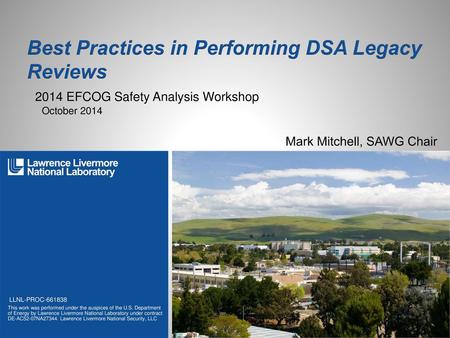 Best Practices in Performing DSA Legacy Reviews