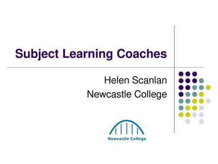 Subject Learning Coaches