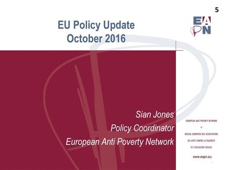 EU Policy Update October 2016