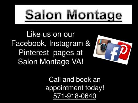 Call and book an appointment today!