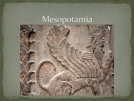 Mesopotamia.