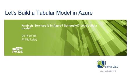 Let’s Build a Tabular Model in Azure