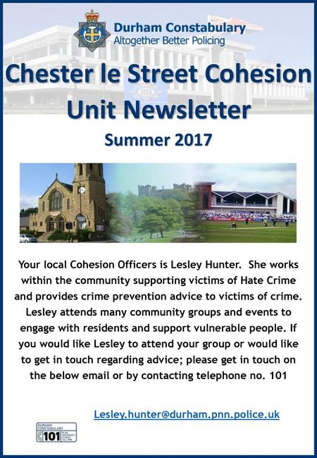 Chester le Street Cohesion Unit Newsletter