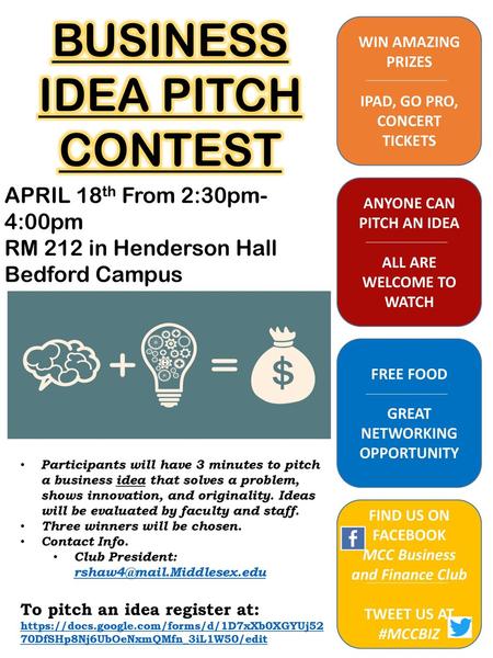 BUSINESS IDEA PITCH CONTEST