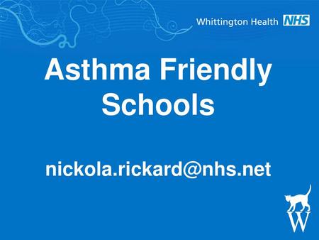 Asthma Friendly Schools