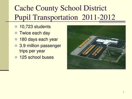 Cache County School District Pupil Transportation