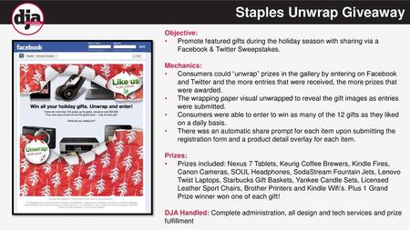 Staples Unwrap Giveaway