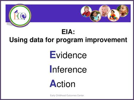 EIA: Using data for program improvement