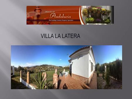 VILLA LA LATERA.