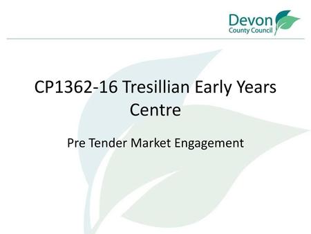 CP Tresillian Early Years Centre