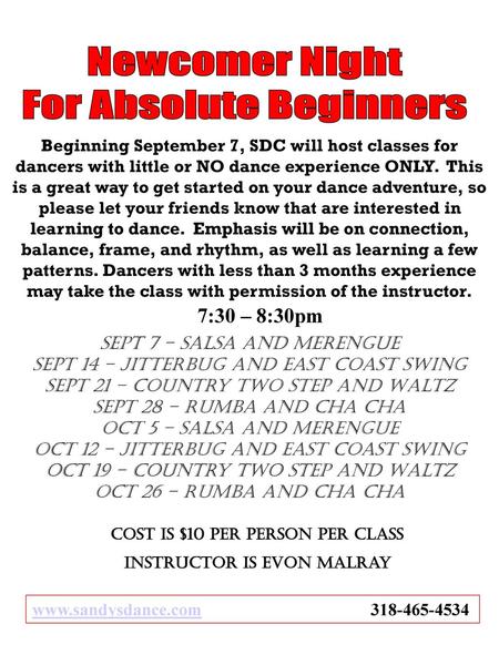 For Absolute Beginners Instructor is Evon Malray