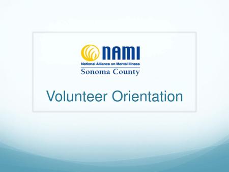 Volunteer Orientation