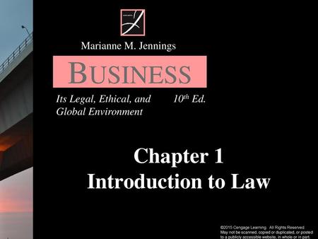 Chapter 1 Introduction to Law