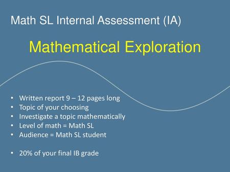 Mathematical Exploration