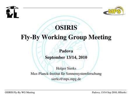 Fly-By Working Group Meeting