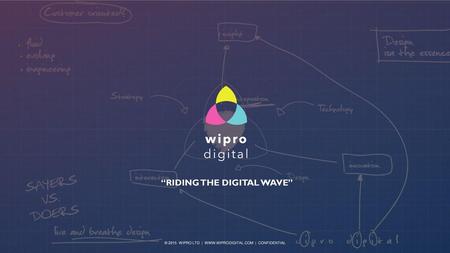 “RIDING THE DIGITAL WAVE”