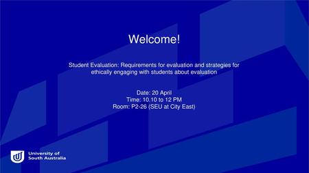 Room: P2-26 (SEU at City East)