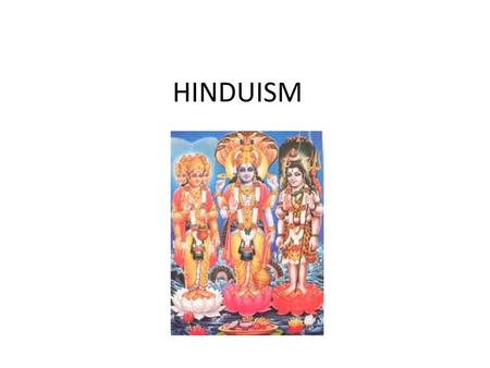 HINDUISM.