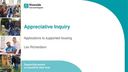 Applications to supported housing Leo Richardson