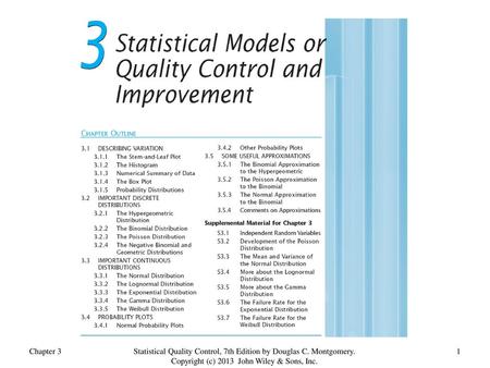 Statistical Quality Control, 7th Edition by Douglas C. Montgomery.