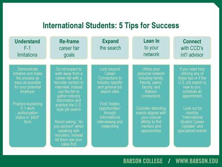 International Students: 5 Tips for Success