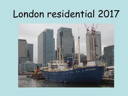 London residential 2017.