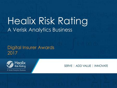 Healix Risk Rating A Verisk Analytics Business