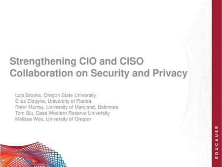 Strengthening CIO and CISO Collaboration on Security and Privacy