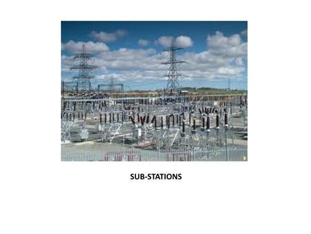 SUB-STATIONS.