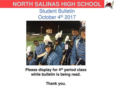 NORTH SALINAS HIGH SCHOOL