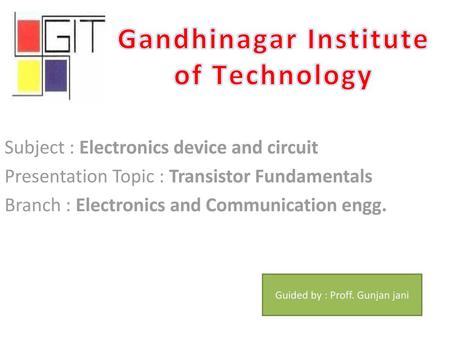 Gandhinagar Institute of Technology