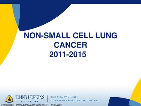 NON-SMALL CELL LUNG CANCER