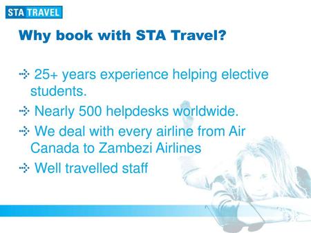 Why book with STA Travel?