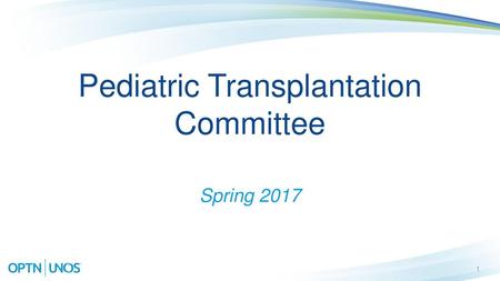 Pediatric Transplantation Committee