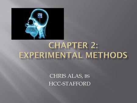 CHAPTER 2: EXPERIMENTAL METHODS