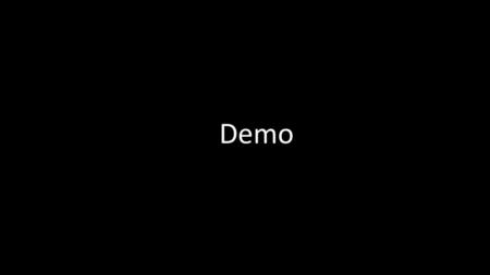 Demo.