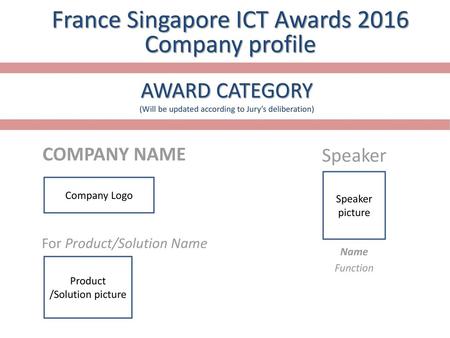 AWARD CATEGORY (Will be updated according to Jury’s deliberation)