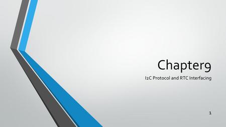 I2C Protocol and RTC Interfacing