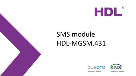 SMS module HDL-MGSM.431.