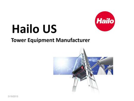 Hailo US Tower Equipment Manufacturer