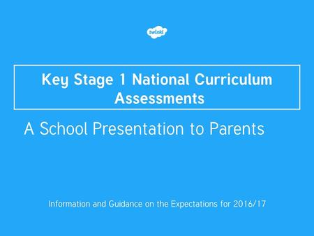 Key Stage 1 National Curriculum