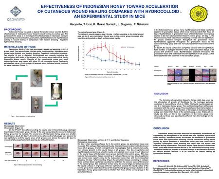 EFFECTIVENESS OF INDONESIAN HONEY TOWARD ACCELERATION