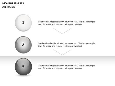 1 2 3 MOVING SPHERES ANIMATED