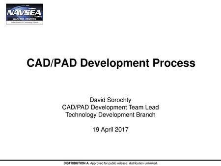 CAD/PAD Development Process