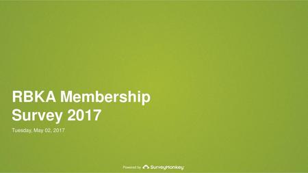 RBKA Membership Survey 2017