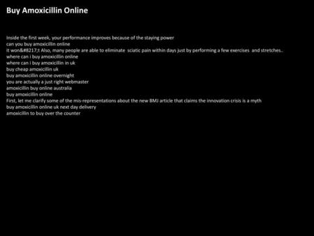 Buy Amoxicillin Online