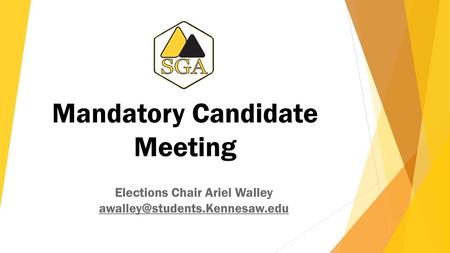 Mandatory Candidate Meeting